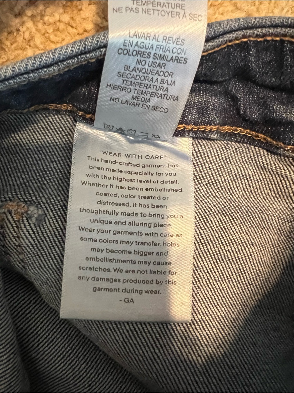 Good American Dark Blue Flare Jeans - Picture 5 of 10